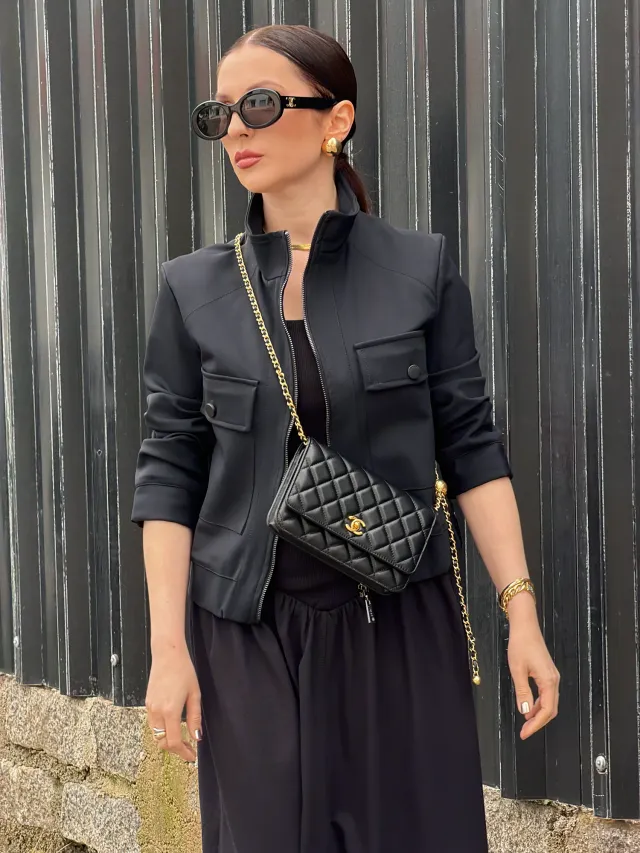 Vestido Midi com Jaqueta